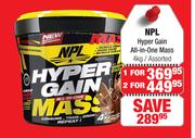 NPL Hyper Gain All In One Mass Assorted-For 2 x 4Kg