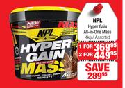 NPL Hyper Gain All In One Mass Assorted-For 2 x 4Kg