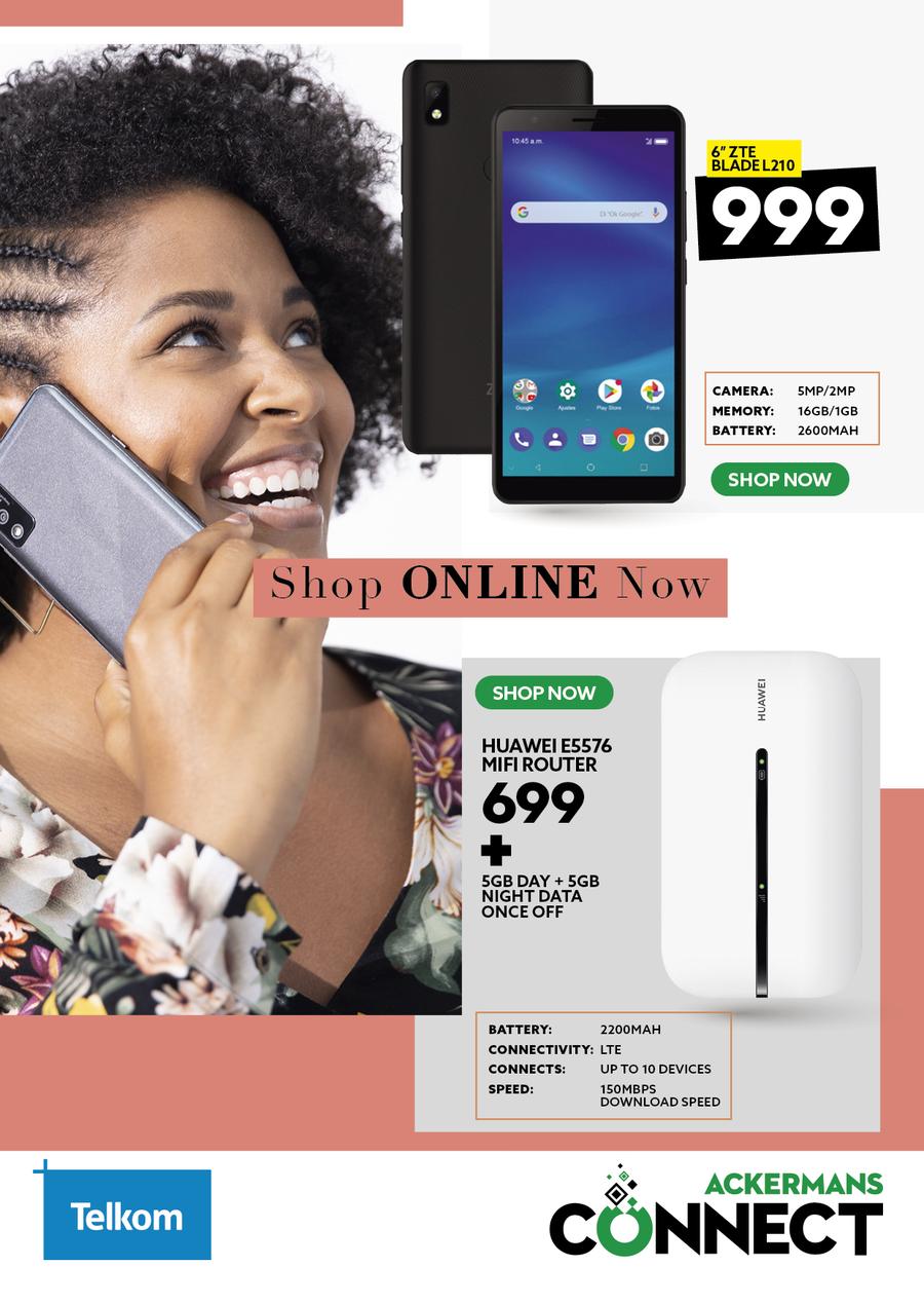 Ackermans Connect : Mobile Deals (1 February - 28 February 2021) —  m.