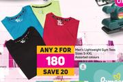 Men's Lightweight Gym Tees-For 2