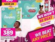 Pampers Active Baby Or Pants Mega Box Assorted Sizes-Per Pack