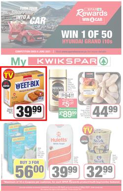 KWIKSPAR EASTERN CAPE : My Kwikspar (20 April - 2 May 2021) Valid in Abbotsford, Beacon Isle, Beetlestone, Burt Drive, Butterworth, page 1