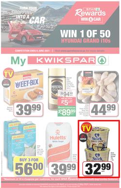 KWIKSPAR EASTERN CAPE : My Kwikspar (20 April - 2 May 2021) Valid in Abbotsford, Beacon Isle, Beetlestone, Burt Drive, Butterworth, page 1