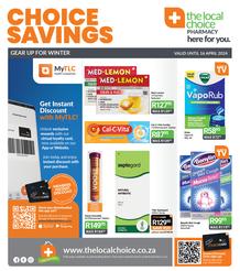 The Local Choice Pharmacy : Gear Up For Winter (20 March - 16 April 2024)