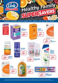 Link Pharmacy : Healthy Family Super Savers (29 April - 18 May 2022)