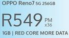 Oppo Reno 7 5G 256GB Smartphone-On 1GB Red Core More Data