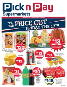 Pick n Pay Gauteng, Free State, North West, Mpumalanga, Limpopo & Northern Cape : Price Cut (13 September 2024 Only)