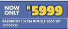 Restonic Bazaruto 137cm Double Base Set 10058916