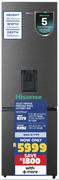Hisense 263L Fridge/Freezer Inox H370BIT-WD 10278367