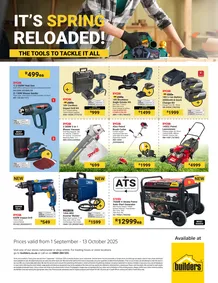 Builders : It's Spring Reloaded (01 September - 13 October 2025)