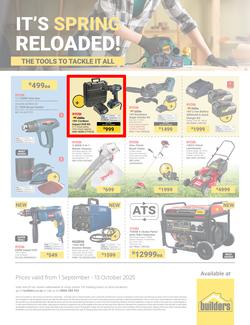 Builders : It's Spring Reloaded (01 September - 13 October 2025), page 1