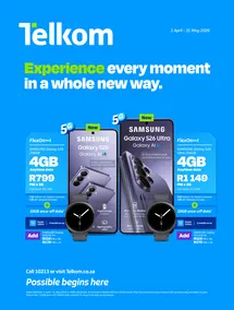 Telkom : Experience Every Moment In A Whole New Way (01 April - 31 May 2026)
