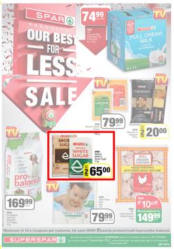 SUPERSPAR EASTERN CAPE : Our Best For Less (26 October - 7 November 2021) Valid In | Bluewater Bay, Amalinda, Knysna, Heather Park, Jeffery's Bay, Rosehill, Protea, Sedgefield, Spandau, page 1