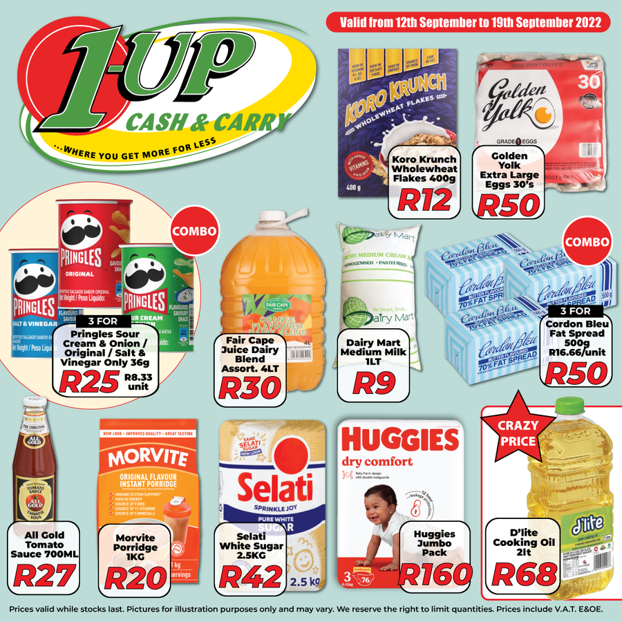 1 Up Cash And Carry : Sale! (12 September - 19 September 2022) — m ...