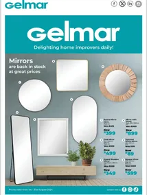 Gelmar Handles & Furniture Fittings : Specials (01 August - 31 August 2024)