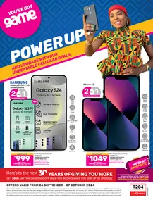 Game Cellular : Vodacom (06 September - 07 October 2024)