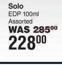 Lentheric Solo EDP Assorted-100ml