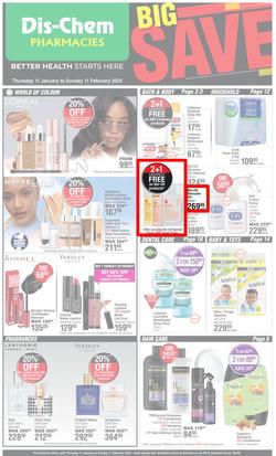 Dis-Chem : Big Save (11 January - 11 February 2024), page 1
