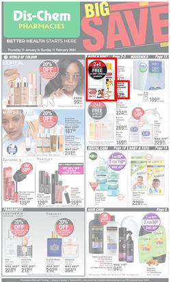 Dis-Chem : Big Save (11 January - 11 February 2024), page 1