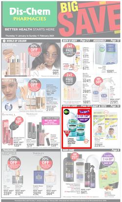 Dis-Chem : Big Save (11 January - 11 February 2024), page 1