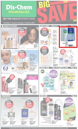 Dis-Chem : Big Save (11 January - 11 February 2024), page 1