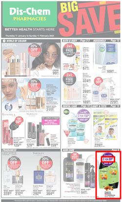 Dis-Chem : Big Save (11 January - 11 February 2024), page 1