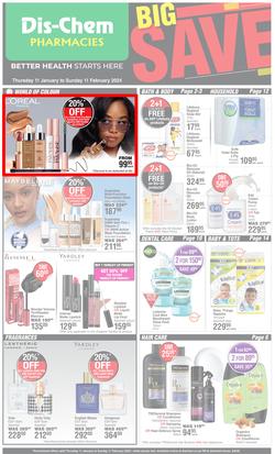 Dis-Chem : Big Save (11 January - 11 February 2024), page 1