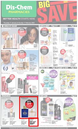 Dis-Chem : Big Save (11 January - 11 February 2024), page 1