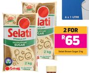Selati Brown Sugar 2 Kg- For 2