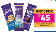 Cadbury Chocolate Slab 80g Assorted- For Any 3