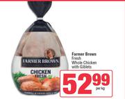 Farmer Brown Fresh Whole Chicken With Giblets-Per Kg