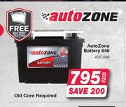 Special AutoZone Battery 646 AZC.646 Each m.guzzle .za