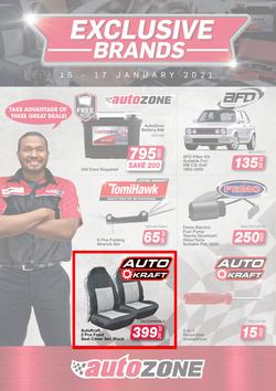 Auto Zone : Exclusive Brands (15 January - 17 Januray 2021), page 1