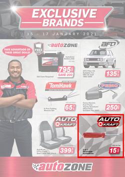 Auto Zone : Exclusive Brands (15 January - 17 Januray 2021), page 1