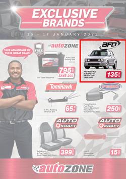 Auto Zone : Exclusive Brands (15 January - 17 Januray 2021), page 1