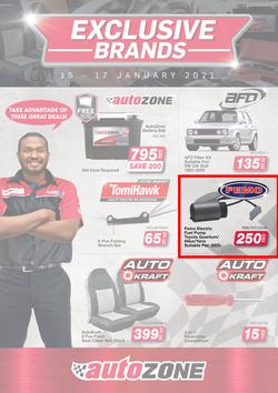 Auto Zone : Exclusive Brands (15 January - 17 Januray 2021), page 1