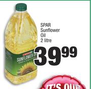 Spar Sunflower Oil-2Ltr