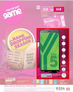 Game Vodacom : It's Name Dropping Season (8 February - 7 March 2021), page 1