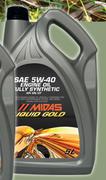 Midas Liquid Gold Fully Synthetic Oil 5W-40 MI5W40-5L