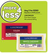 Lancewood Firm Hard Cheese (All Varinats)-For 2 x 900g