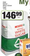 Spar Refined White Or Brown Sugar-10Kg Each