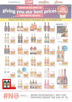 Jumbo : Festive Liquor (07 December - 27 December 2023), page 1