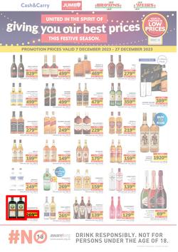 Jumbo : Festive Liquor (07 December - 27 December 2023), page 1