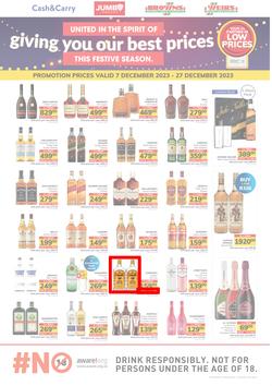 Jumbo : Festive Liquor (07 December - 27 December 2023), page 1