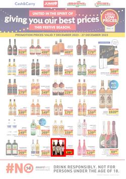 Jumbo : Festive Liquor (07 December - 27 December 2023), page 1