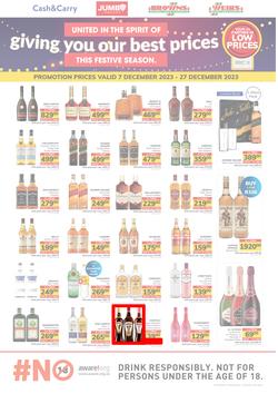 Jumbo : Festive Liquor (07 December - 27 December 2023), page 1