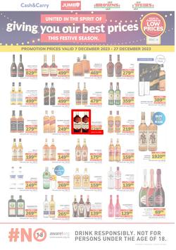 Jumbo : Festive Liquor (07 December - 27 December 2023), page 1