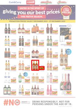 Jumbo : Festive Liquor (07 December - 27 December 2023), page 1