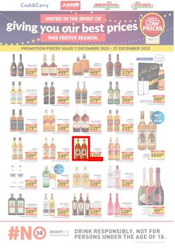 Jumbo : Festive Liquor (07 December - 27 December 2023), page 1