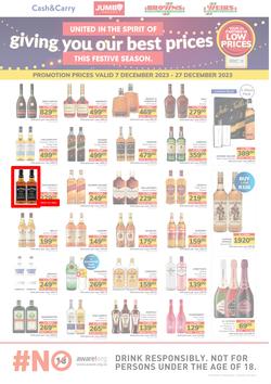 Jumbo : Festive Liquor (07 December - 27 December 2023), page 1